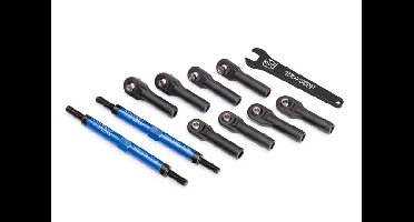 Toe links, E-Revo VXL (TUBES blue-anodized, 7075-T6 aluminum, stronger than titanium) (144mm) (TRX-8638X)