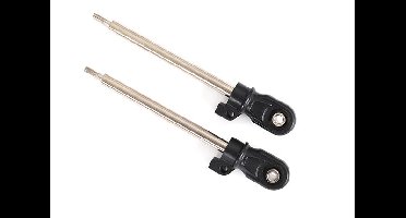 Shock shaft, 72mm (GT-Maxx®) (steel, chrome finish) (2) (TRX-8963)