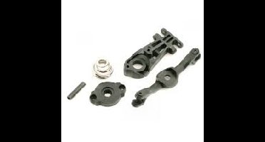 Steering arm (upper & lower)/ servo saver/ servo saver spring/ steering arm shaft
