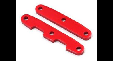 Bulkhead tie bars, front & rear, aluminum (red-anodized)