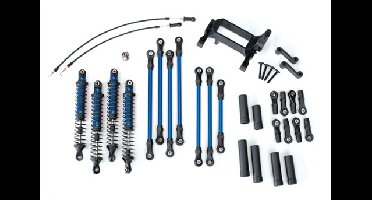 Long Arm Lift Kit, TRX-4, complete - Blauw (TRX-8140X)