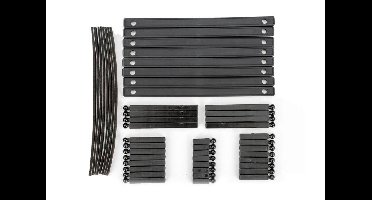 Traxxas - Support posts, boat trailer (17mm (8), 30mm (8), 37mm (8), 65mm (4), 70mm (4))/ bunk boards (8) (TRX-10359)