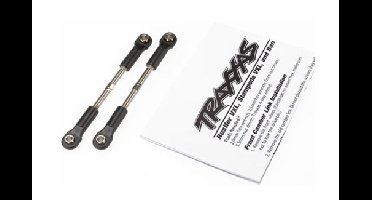 Turnbuckles, toe link, 55mm (75mm center to center) (2) (assembled with rod ends and hollow balls)