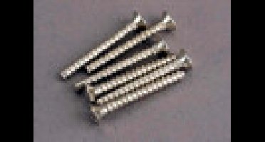 Screws, 3x25mm countersunk self-tapping (6)