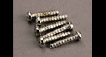 Screws, 3x14mm roundhead self-tapping (6)