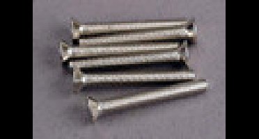 Screws, 3x24mm countersunk machine (6)