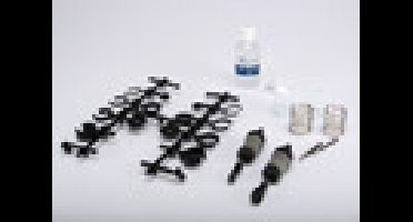 Ultra shocks (grey) (short) (complete w/ spring preload spacers & springs) (2)