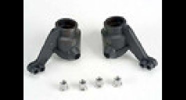 Steering blocks/ axle housings (l&r) w/ metal inserts(3x4.5x5.5mm) (2)