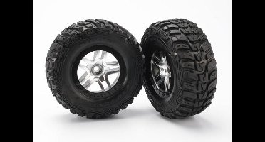 Traxxas - Tire & wheel assy, glued (2WD front) (TRX-5882)