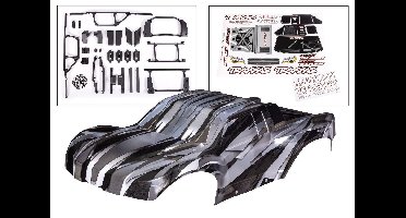Traxxas - Body, Maxx Slash, ProGraphix (graphics are printed, requires paint & final color application)/ decal sheet (includes body support, body p...