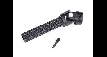 Traxxas - Differential output yoke assembly, front or rear, Maxx Duty steel core (1) (assembled with external-splined half shaft) (TRX-10249)