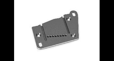 Traxxas - Motor mount cap, 6061-T6 aluminum (gray-anodized) (TRX-10263-GRAY)