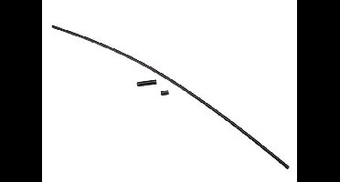 Traxxas - Antenna, tube, black (1)/ vinyl antenna cap (1)/ wire retainer (1) (TRX-1726A)