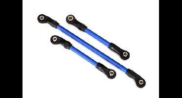 Traxxas - Steering link, 5x117mm (1)/ draglink, 5x60mm (1)/ panhard link, 5x63mm (blue) (TRX-8146X)