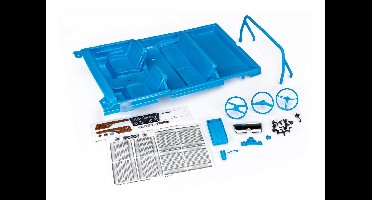 Traxxas - Interior, Chevrolet Blazer (1969 -1972) (blue) (fits #9111 and 9112 bodies) (TRX-9114-BLUE)
