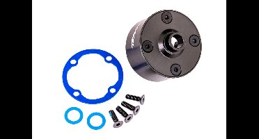 Traxxas - Carrier, differential (aluminum, dark titanium-anodized) (TRX-9581A)