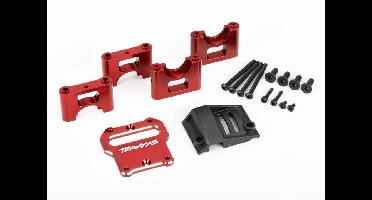Traxxas - Mount, center differential carrier, 6061-T6 aluminum (red-anodized) (TRX-9584R)