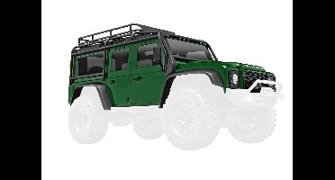 Traxxas - Body, Land Rover Defender, complete, groen (TRX-9712-GRN)