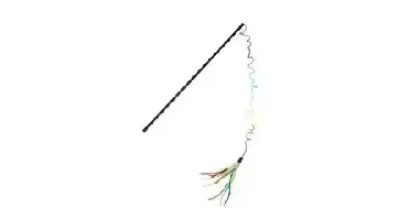 Beeztees Kattenhengel+regenboogst assorti 70cm