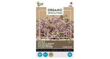Bio Knip & Eet, Sprouting Koolrabi blauw