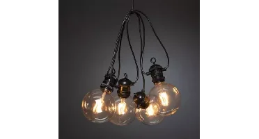 Konstsmide Party retro tuinverlichting 10 lampen warm wit