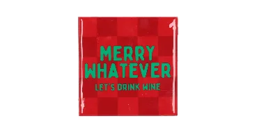 Tegeltje Merry whatever 10x10x1cm