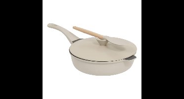 5Five braadpan Dublin - D28 cm - aluminium - taupe - met deksel - pannen