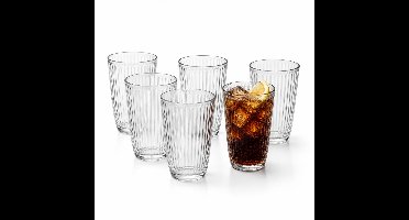 Bormioli Rocco Drinkglazen - 6x stuks - transparant - 390 ml - Waterglazen