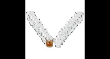 Bormioli Rocco Drinkglazen Diamonds - 24x stuks - transparant - 380 ml
