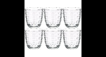 Bormioli Rocco Drinkglazen/Waterglazen Tumblers - 12x stuks - transparant - 300 ml