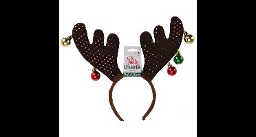 Christmas Decoration Kerst diadeem rendier gewei - bruin - volwassenen