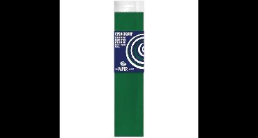 Crepe papier platte vellen - groen - 250 x 50 cm - Knutselen met papier - Knutselspullen