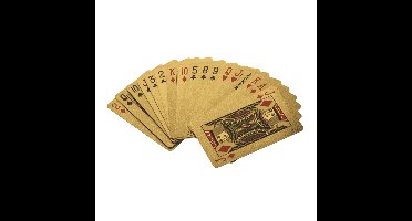 Deluxe speelkaarten - 54 kaarten - goud - klassiek - kaartspel