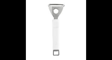 Dunschiller/aardappelschilmesje wit van RVS 17 cm