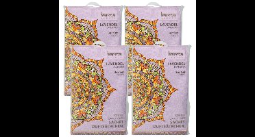 Geurzakjes Lavendel geur - set 12x stuks - met ophanghaak - geurkaartjes/luchtverfrisser