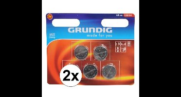 Grundig Knoopcel batterijen - 10x stuks - CR2430 - 3V - knoopcelbatterijen