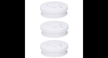 Grundig Rookmelder - 3x - wit - optische rookmelder - infrarood - 10 cm