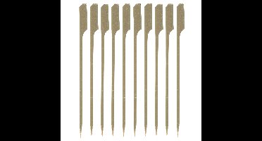 Hapjes/sate prikkers/peddel spiesjes - bamboe hout - 250x stuks - 15 cm