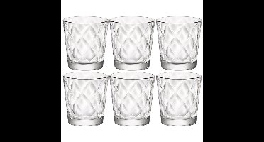 Kaleido waterglazen - 24x stuks - 240 ml - Sapglas/drinkglazen voordelig setje