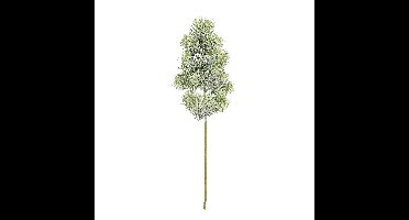Mica Decorations kersttak - groen - besneeuwd - 55 cm - dennentak - kunsttak - kerstversiering