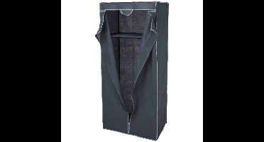 Mobiele opvouwbare kledingkast - grijs - 160 cm
