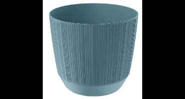 Prosperplast Plantenpot - stripe - ijsblauw - D13xH11 cm