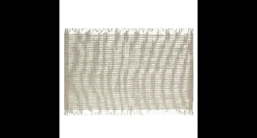 Secret de Gourmet Jute tafel placemat - naturel - 45 x 30 cm - Onderleggers - met rafels