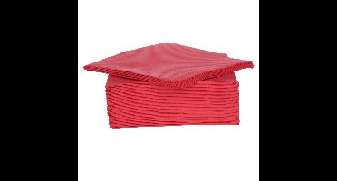 Servetten Luxe kwaliteit - rood - 40x - 38 x 38 cm - Tafel decoratie - Papier