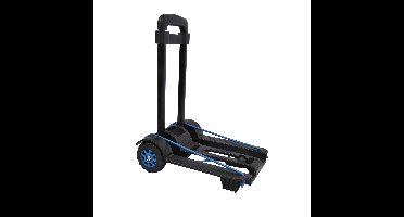 Steekwagen transport trolley - kunststof/metaal - max 50 kilo - opvouwbaar