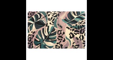 Unique Living Placemat Jungle - Monstera bladeren - 44 x 28 cm - tafeldecoratie