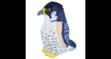 Wild Republic pluche slechtvalk knuffel met geluid 13 cm - Vogels dieren knuffels