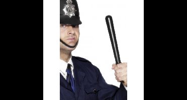 Zwarte politie knuppel
