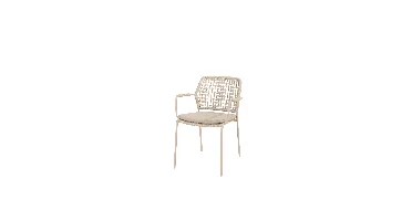 Dining Tuinstoel Barista Latte Stapelbaar 4SO Kussens Stoel Buiten Tuin 4 Seasons Outdoor
