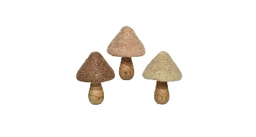 Orn.wol paddenstoel h20cm a3